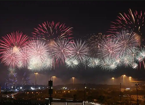 浦东新区焰火晚会
